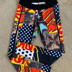 Reebok full length cross fur leggings. Size S